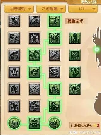 梦幻西游手游力地府经脉