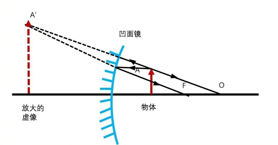 凹面镜会把人放大嘛
