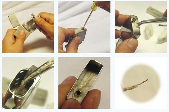 zippo怎么换棉芯火石
