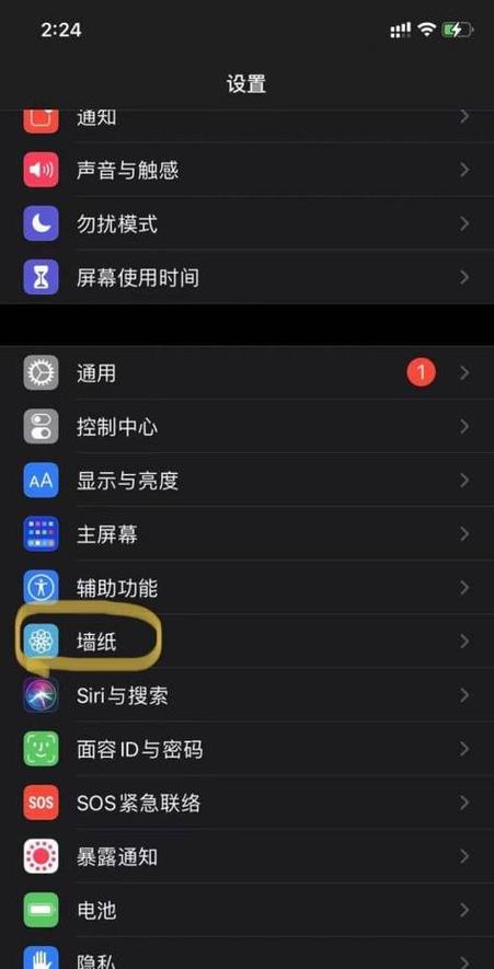 苹果手机删除墙纸