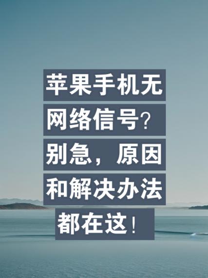 苹果7手机没有信号是什么原因