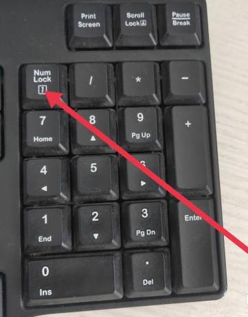 惠普右边数字键盘失灵