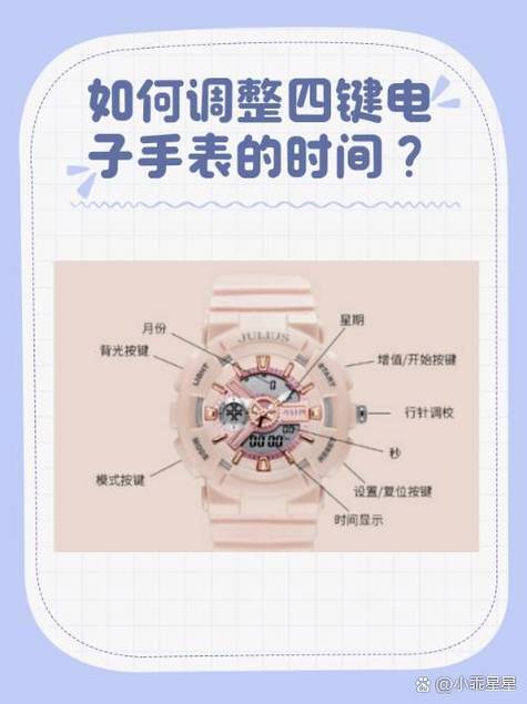 电子手表怎么定时间的闹钟