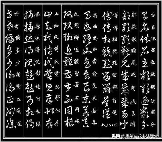 王羲之草诀歌全文及释文