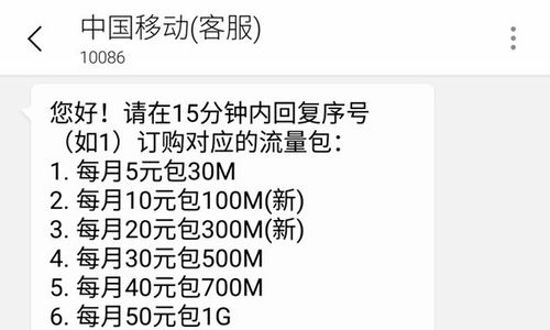 一m流量多少钱
