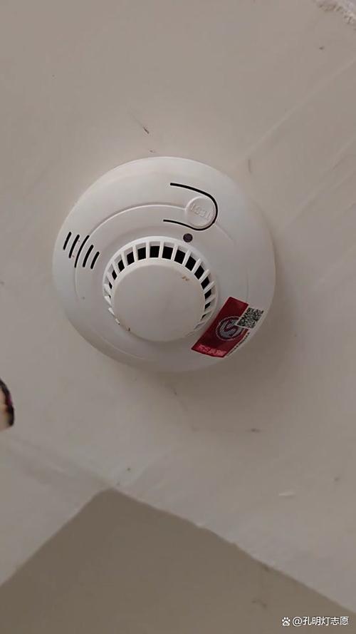 酒店内的烟雾报警器闪不闪红灯