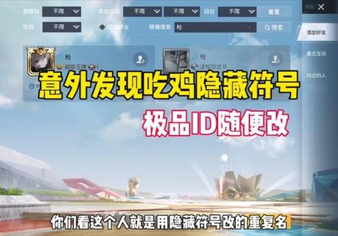 和平精英看不到的符号