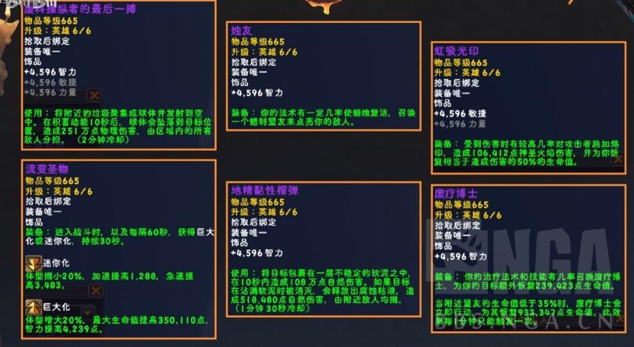 魔兽世界饰品管理插件