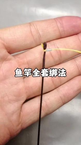 鱼线怎么绑在鱼竿上